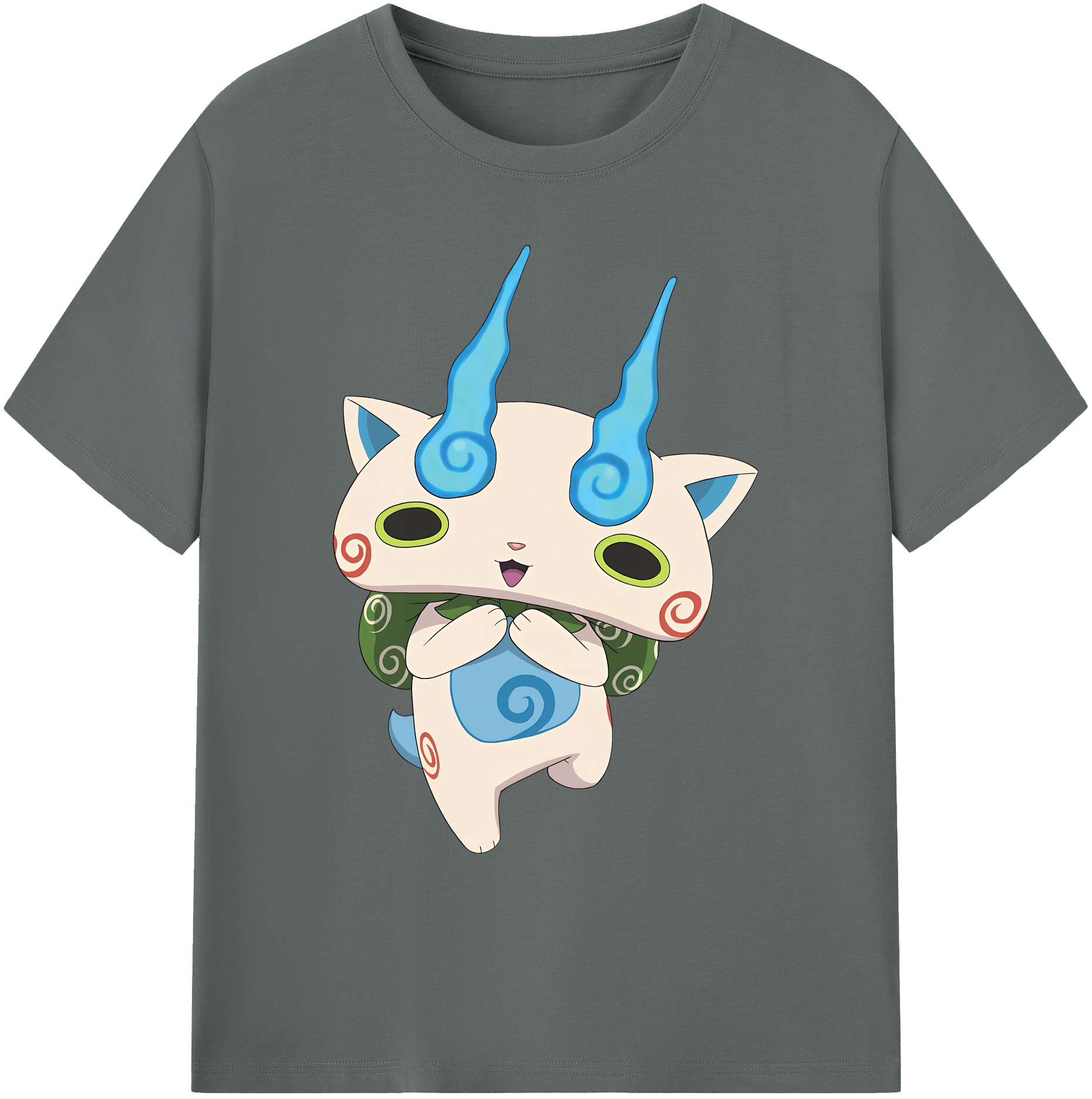 （画像用） 妖怪ウォッチ Yo-kai Watch 綿100％ メンズ半袖Tシャツ｜肌触りやわらか＆通気性